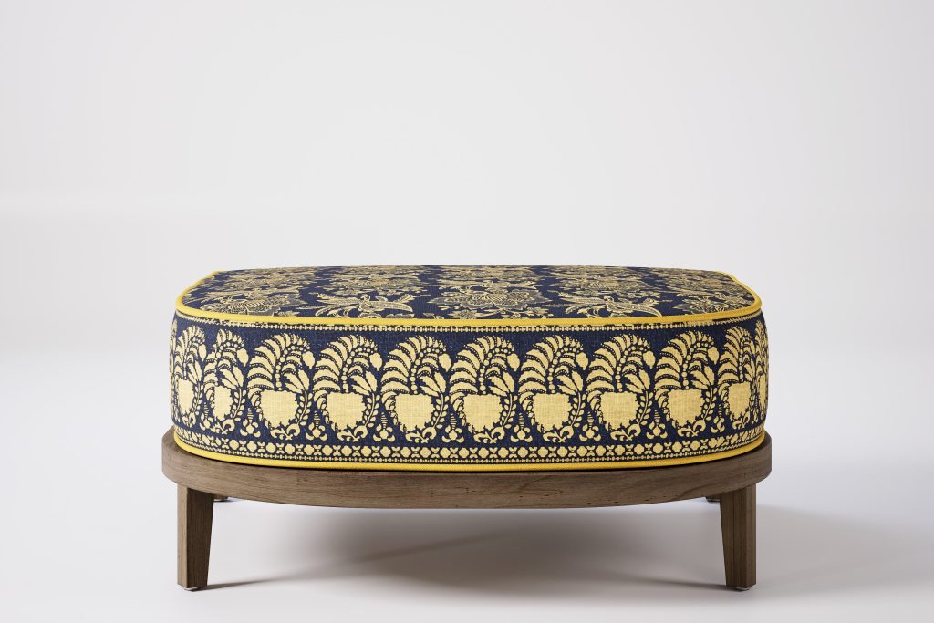 Belle Vie Rome Outdoor Ottoman Teak